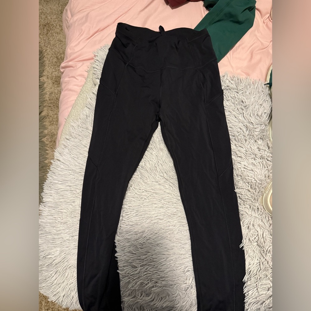 Lululemon Athletica Black Leggings Versatile Slim Fit